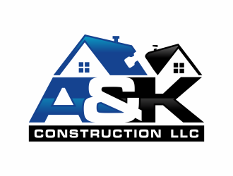 A&K Construction LLC logo design by hidro