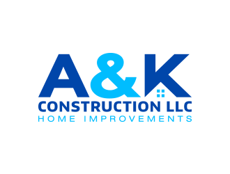 A&K Construction LLC logo design by lexipej