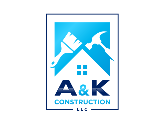 A&K Construction LLC logo design by funsdesigns
