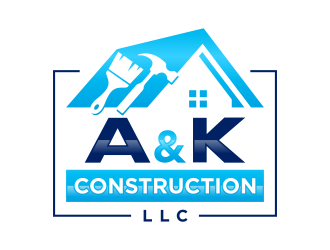 A&K Construction LLC logo design by funsdesigns