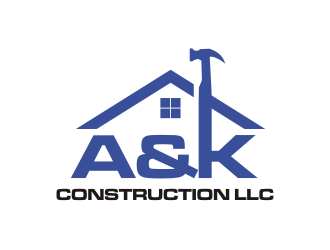 A&K Construction LLC logo design by BintangDesign