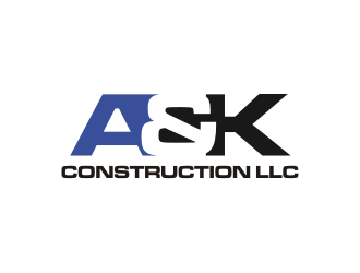 A&K Construction LLC logo design by BintangDesign