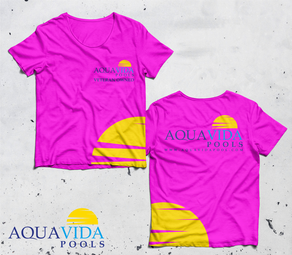 AquaVida Pools logo design by imagine