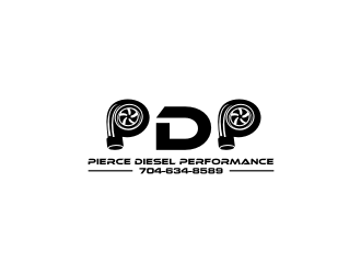 PDP, Pierce Diesel Performance logo design by sodimejo