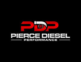 PDP, Pierce Diesel Performance logo design by GassPoll