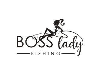 Boss Lady Fishing logo design by superiors