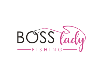 Boss Lady Fishing logo design by superiors