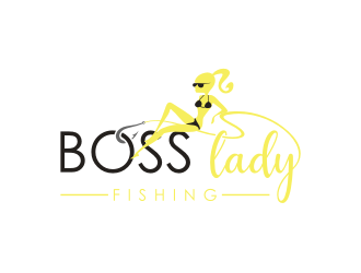 Boss Lady Fishing logo design by superiors