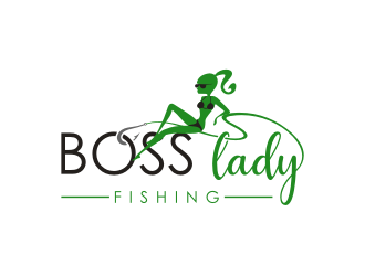 Boss Lady Fishing logo design by superiors