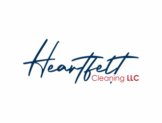 Heartfelt Cleaning LLC logo design by giphone