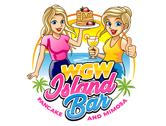 WGW Island Bar logo design by haze