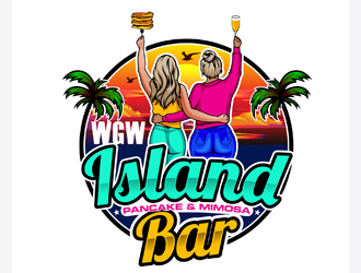 WGW Island Bar logo design by DreamLogoDesign
