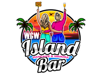 WGW Island Bar logo design by DreamLogoDesign