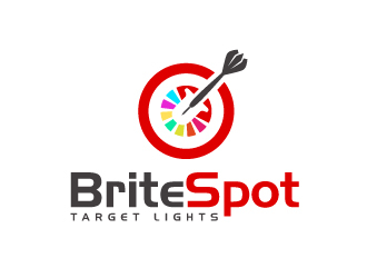 BriteSpot Target Lights logo design by sanworks