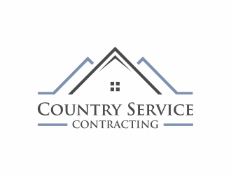 Country Service Contracting logo design by EkoBooM
