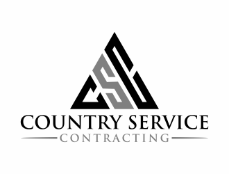 Country Service Contracting logo design by Franky.