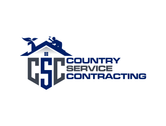 Country Service Contracting logo design by goblin