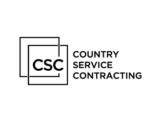Country Service Contracting logo design by denfransko