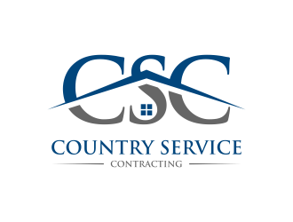 Country Service Contracting logo design by yunda