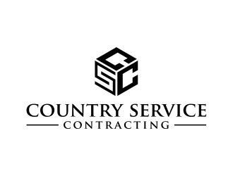 Country Service Contracting logo design by cintoko