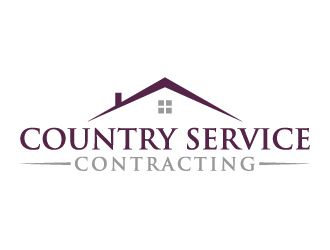Country Service Contracting logo design by Kirito