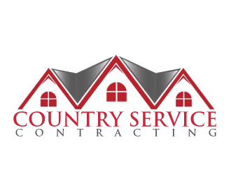 Country Service Contracting logo design by ElonStark