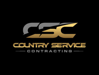 Country Service Contracting logo design by bernard ferrer
