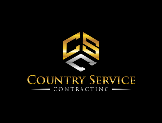 Country Service Contracting logo design by GassPoll