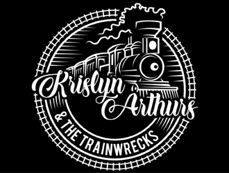 Krislyn Arthurs and The TrainWrecks logo design by MAXR