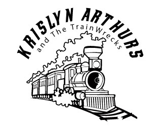 Krislyn Arthurs and The TrainWrecks logo design by Suvendu