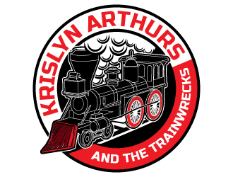 Krislyn Arthurs and The TrainWrecks logo design by Godvibes
