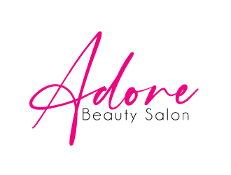 Adore Beauty Salon logo design by ElonStark