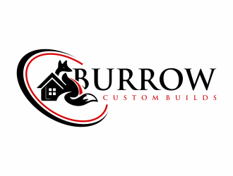 Burrow Custom Builds logo design by Mahrein