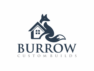 Burrow Custom Builds logo design by Mahrein
