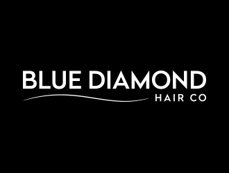 Blue Diamond Hair Co logo design by keylogo
