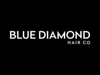Blue Diamond Hair Co logo design by keylogo