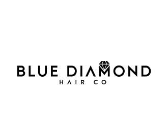 Blue Diamond Hair Co logo design by MarkindDesign