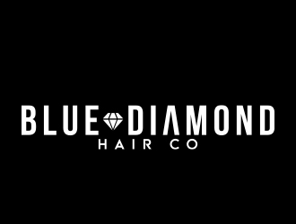 Blue Diamond Hair Co logo design by MarkindDesign