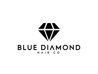 Blue Diamond Hair Co logo design by MarkindDesign