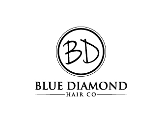 Blue Diamond Hair Co logo design by Creativeminds