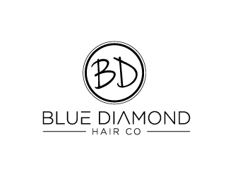 Blue Diamond Hair Co logo design by Creativeminds