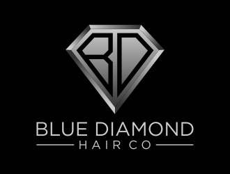 Blue Diamond Hair Co logo design by mukleyRx