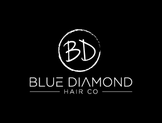 Blue Diamond Hair Co logo design by Creativeminds