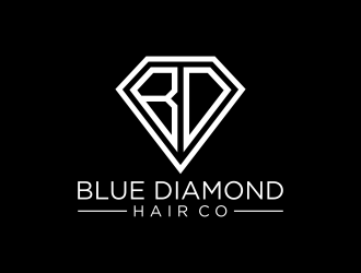 Blue Diamond Hair Co logo design by mukleyRx