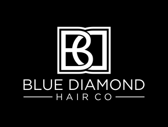 Blue Diamond Hair Co logo design by mukleyRx