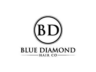 Blue Diamond Hair Co logo design by Creativeminds