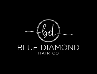 Blue Diamond Hair Co logo design by Creativeminds