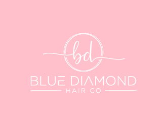 Blue Diamond Hair Co logo design by Creativeminds