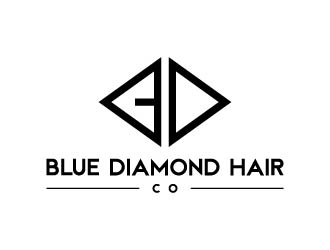 Blue Diamond Hair Co logo design by maserik