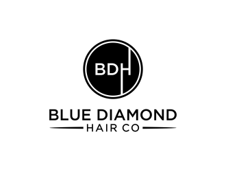Blue Diamond Hair Co logo design by Walv